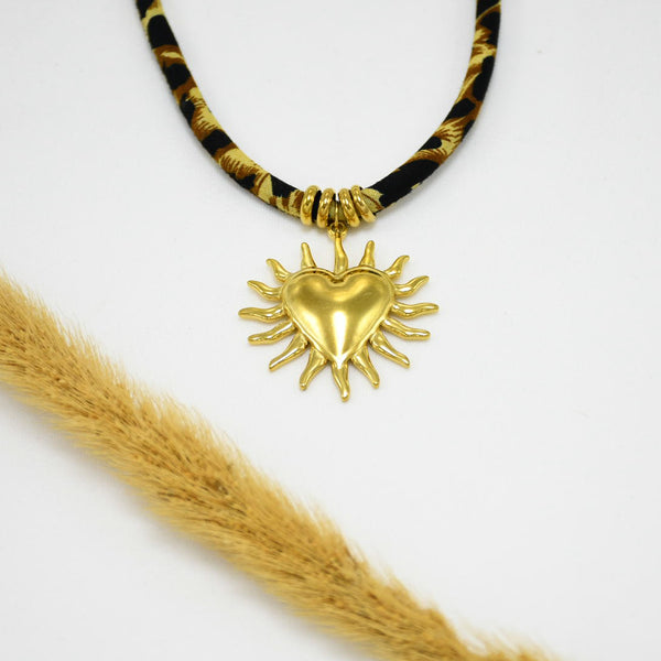 COLLAR BANDANA GOLD CHUNKY FARIA