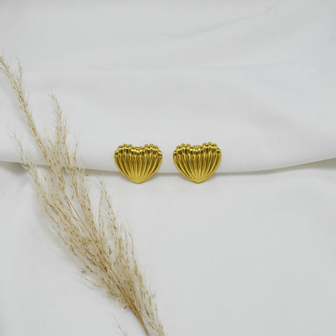 ARETES CHUNKY GOLD RENATE