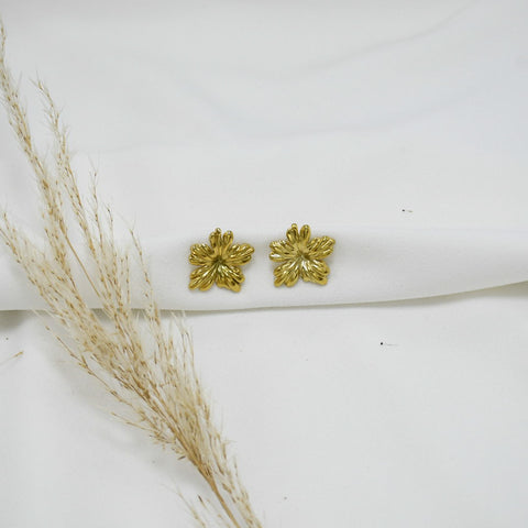 ARETES CHUNKY GOLD SELENE