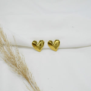 ARETES CHUNKY GOLD DELIA