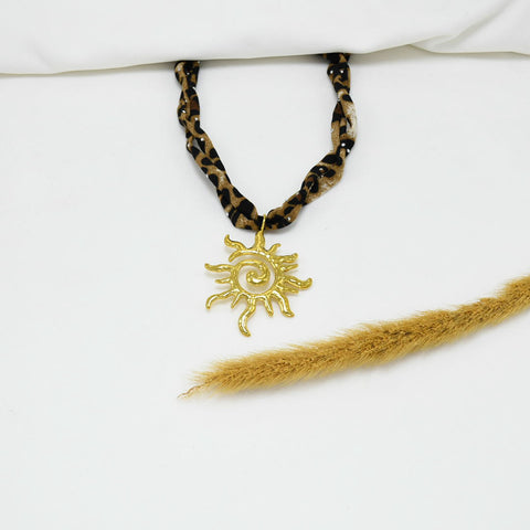 COLLAR BANDANA GOLD CHUNKY JULIA