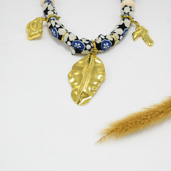 COLLAR BANDANA GOLD CHUNKY OLIVIA