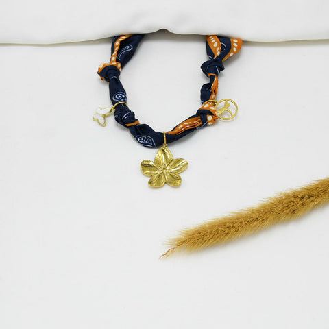 COLLAR BANDANA GOLD CHUNKY MIRANDA