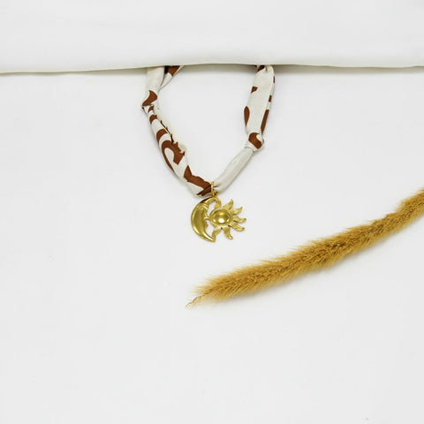 COLLAR BANDANA GOLD CHUNKY VIRGINIA