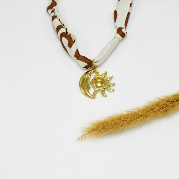 COLLAR BANDANA GOLD CHUNKY VIRGINIA