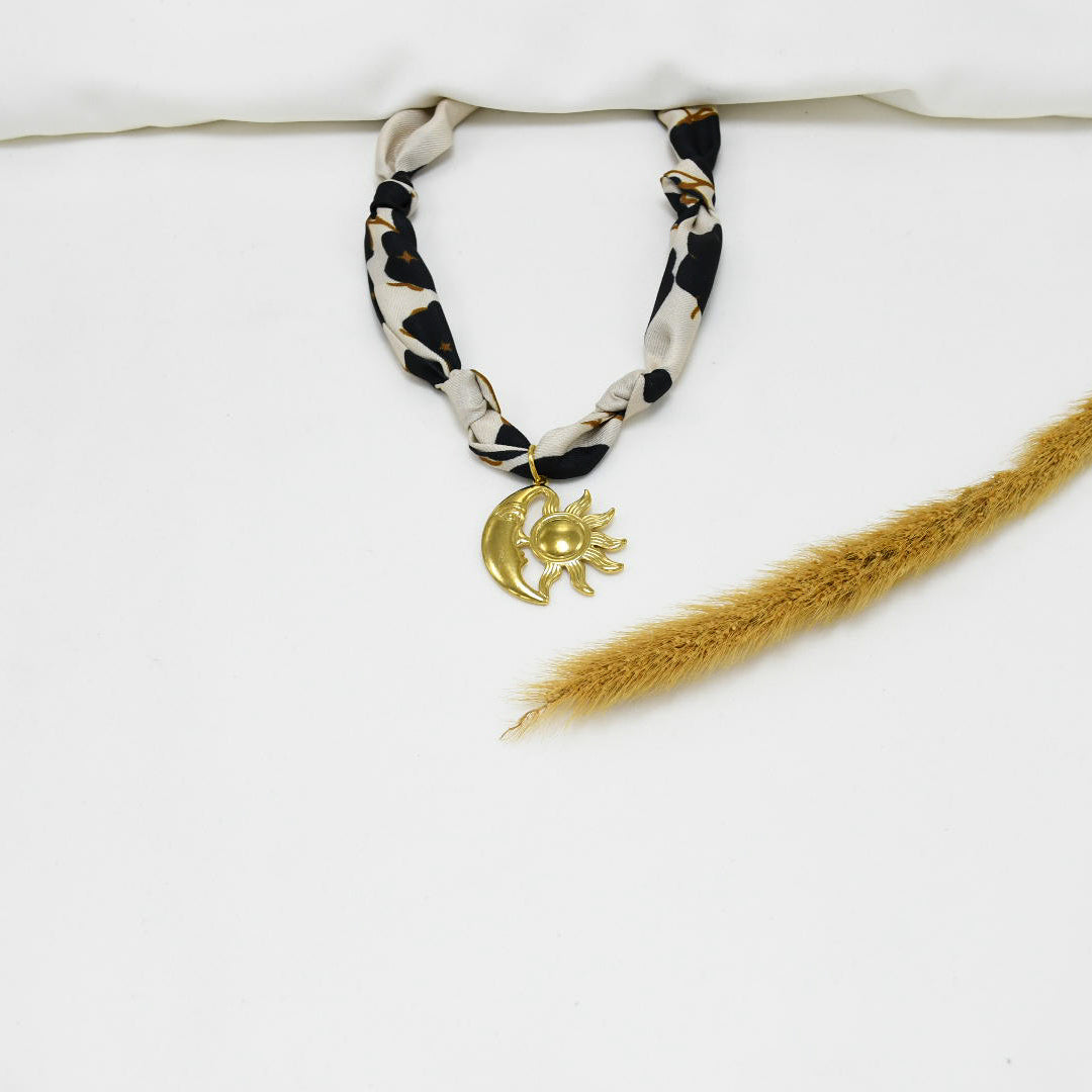 COLLAR BANDANA GOLD CHUNKY KIMBERLY