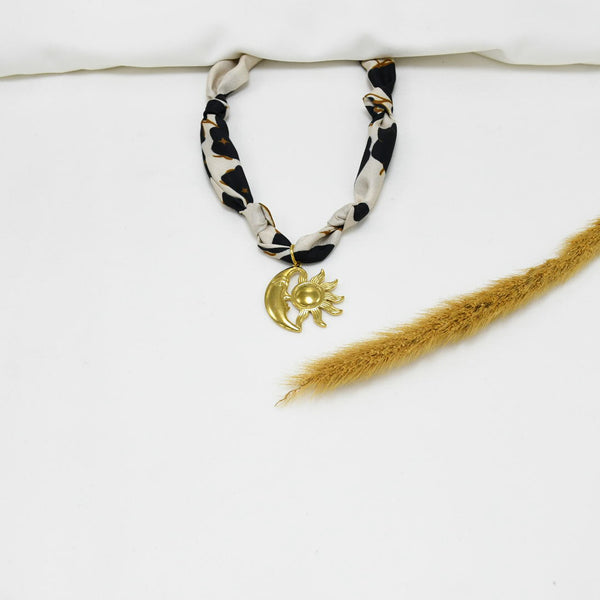 COLLAR BANDANA GOLD CHUNKY KIMBERLY