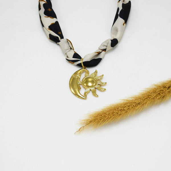 COLLAR BANDANA GOLD CHUNKY KIMBERLY