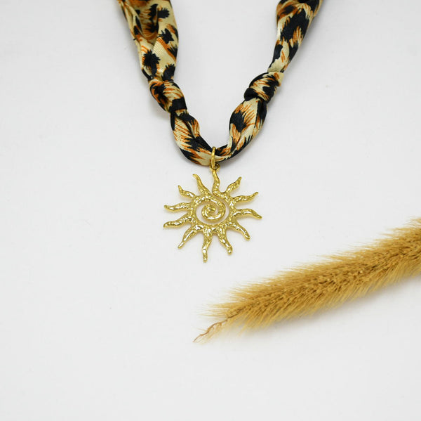 COLLAR BANDANA GOLD CHUNKY OLIVIA