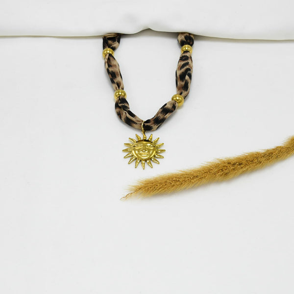 COLLAR BANDANA GOLD CHUNKY AINARA