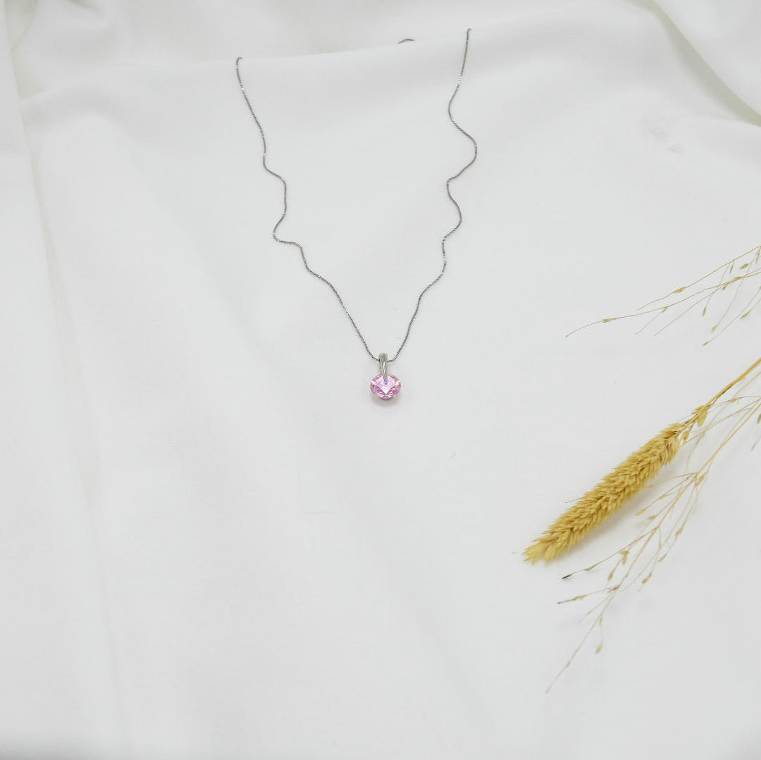 COLLAR SILVER PINK