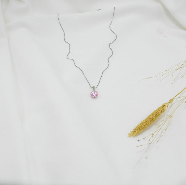 COLLAR SILVER PINK