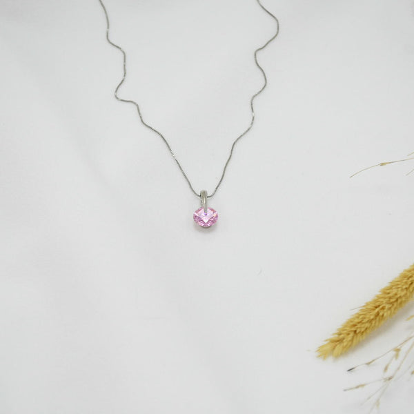 COLLAR SILVER PINK