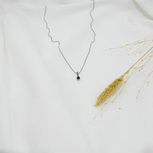 COLLAR SILVER AZULITO