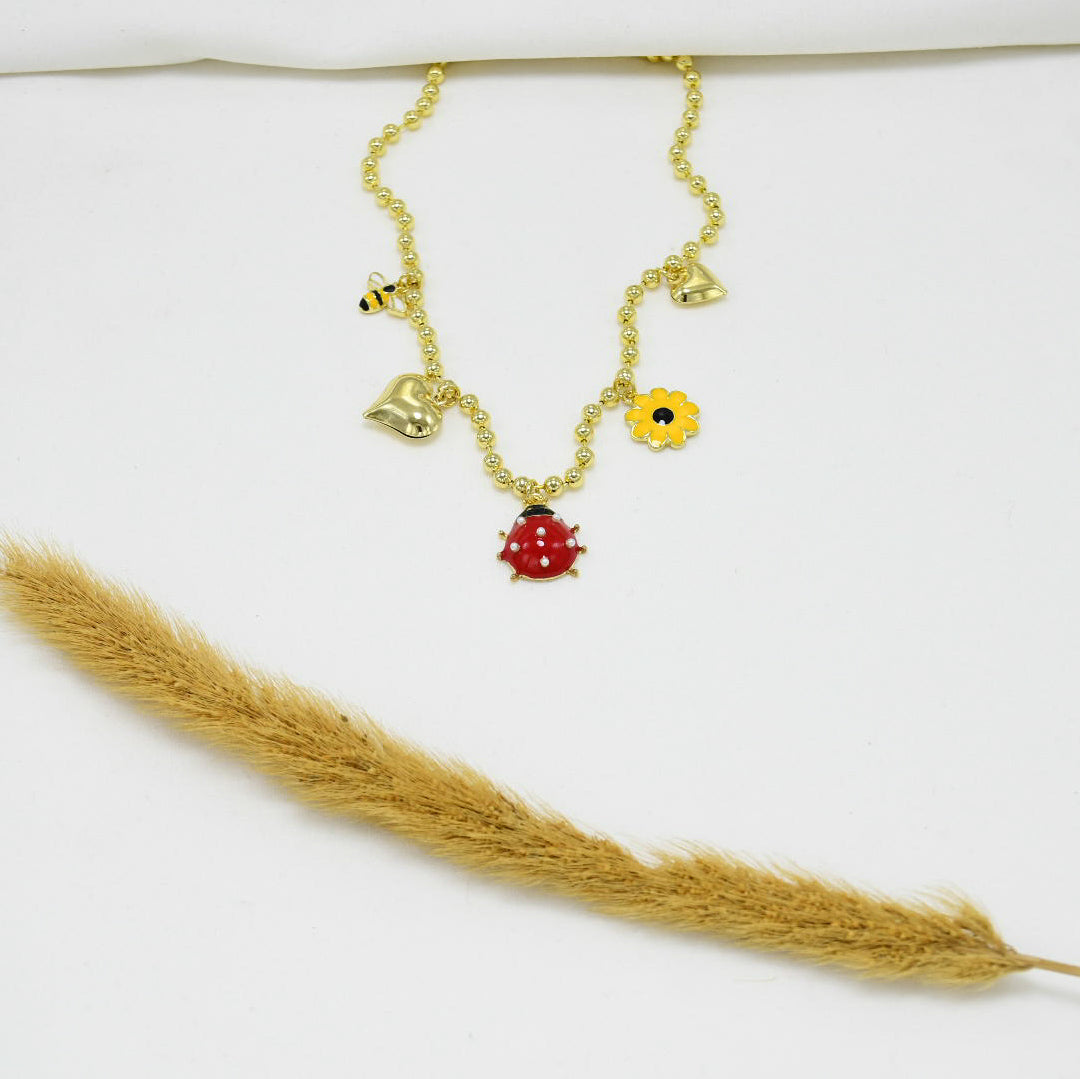 COLLAR GOLD CHUNKY ELISA