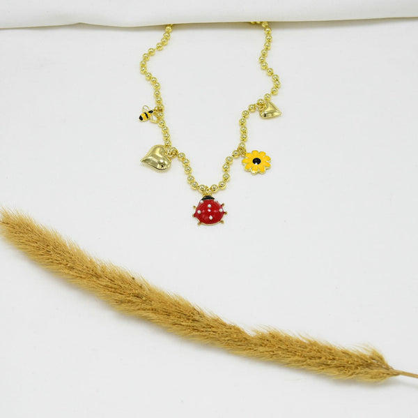 COLLAR GOLD CHUNKY ELISA