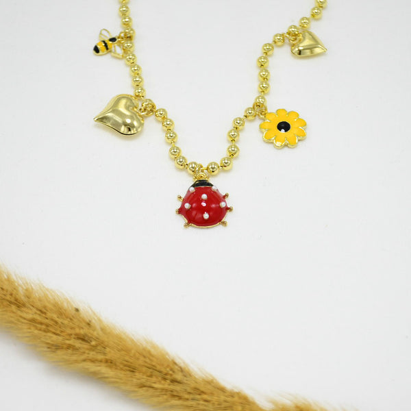 COLLAR GOLD CHUNKY ELISA