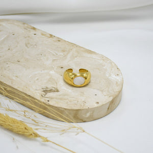 ANILLO GOLD CHUNKY AMARA