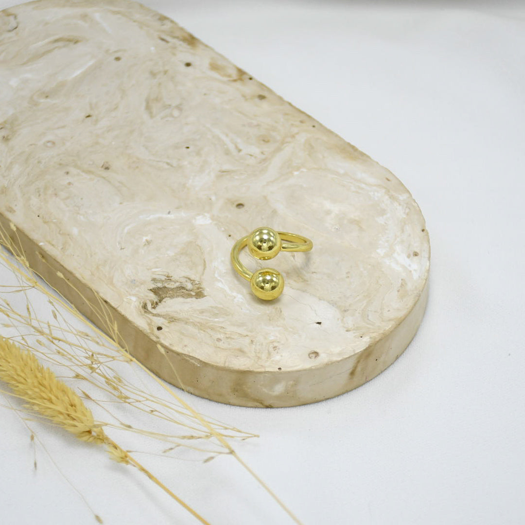 ANILLO GOLD CHUNKY MININA