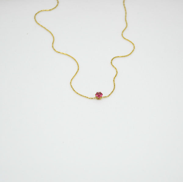 SET COLLAR & ARETES GOLD NICOLE