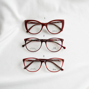 LENTES BURGUNDY