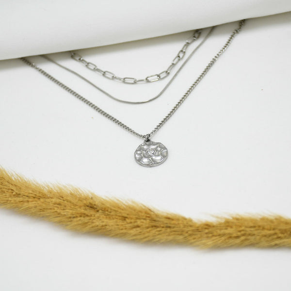 SET DE CADENAS NICOL *3 SILVER