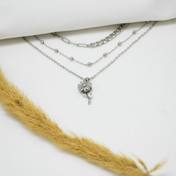 SET DE CADENAS YANA *3 SILVER