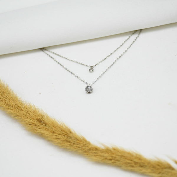 SET DE CADENAS PAULA *2 SILVER