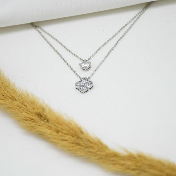 SET DE CADENAS PATY *2 SILVER