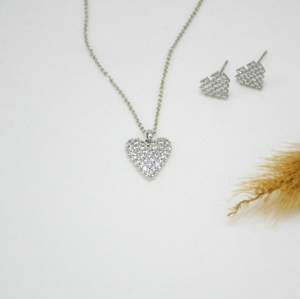 SET COLLAR & ARETES SILVER ZARA