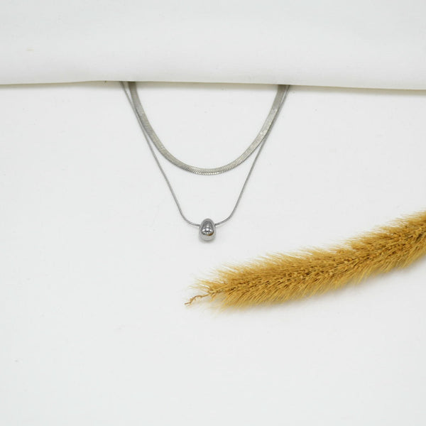 SET DE CADENAS ITZIAR *2 SILVER