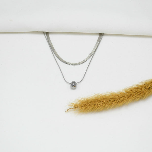 SET DE CADENAS ITZIAR *2 SILVER