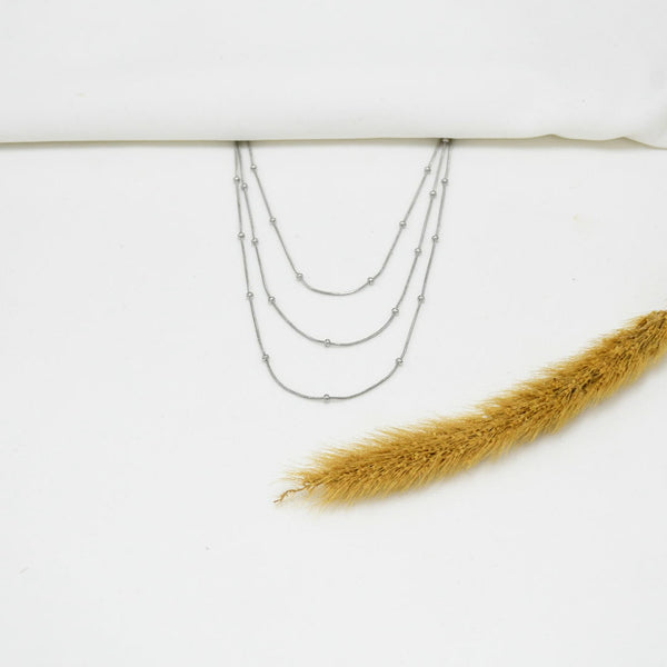 SET DE CADENAS SARAI *3 SILVER