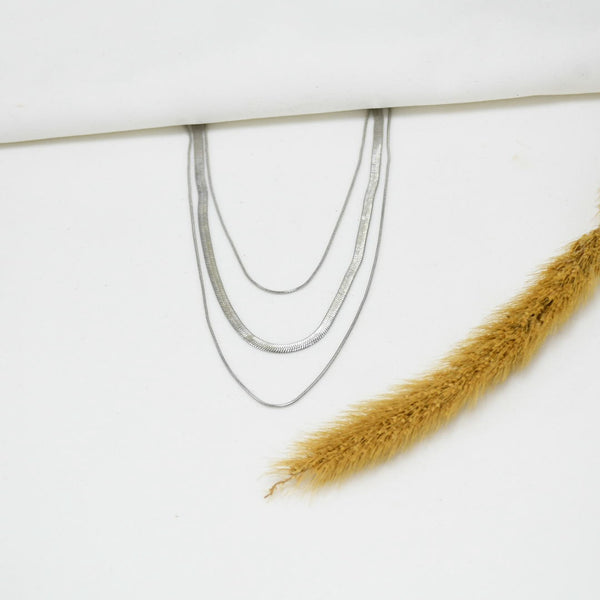 SET DE CADENAS SILVIA *3 SILVER