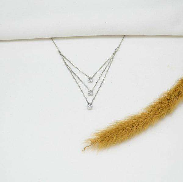 SET DE CADENAS LUCIA *3 SILVER