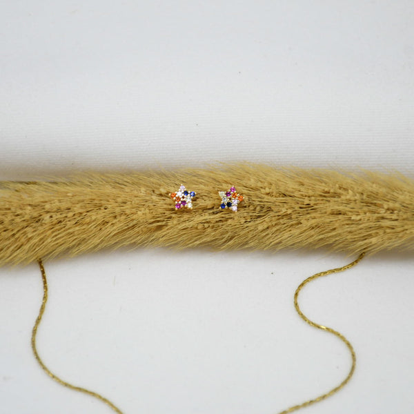 SET COLLAR & ARETES GOLD VERO