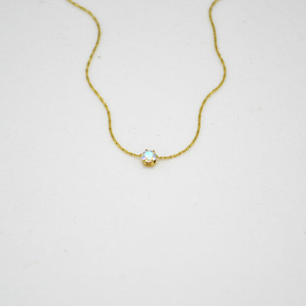 SET COLLAR & ARETES GOLD MIA
