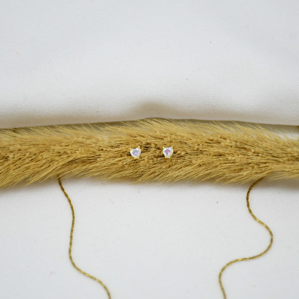SET COLLAR & ARETES GOLD MIA