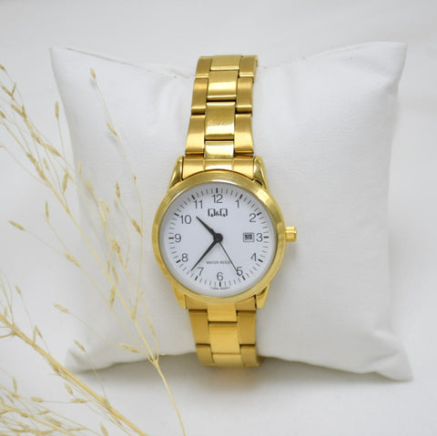 RELOJ DE MUJER GOLD Q&Q ZULLMA