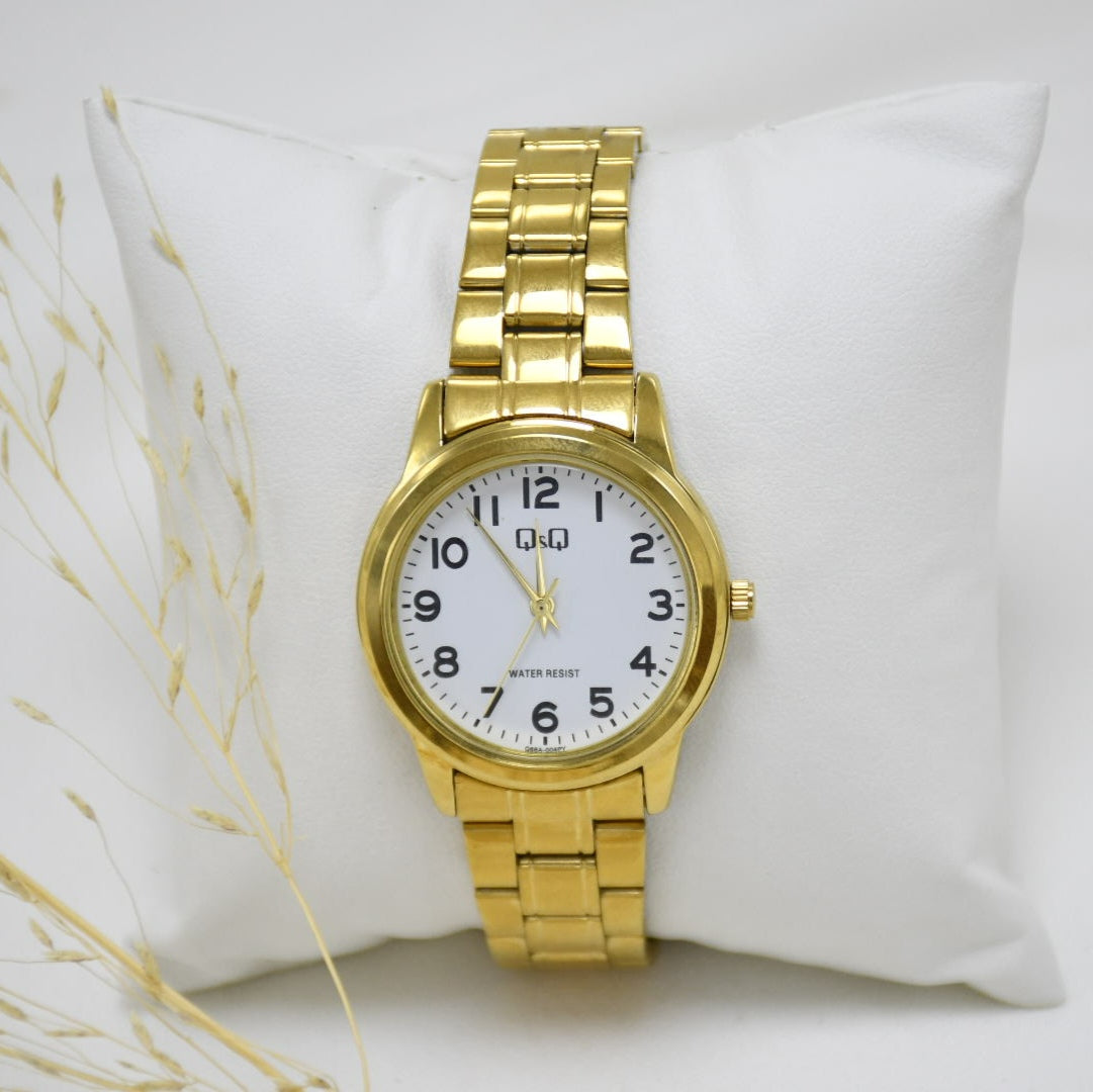 RELOJ DE MUJER GOLD Q&Q IRINA
