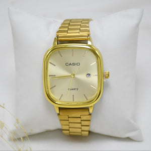 RELOJ DE VARON GOLD CASSIO III