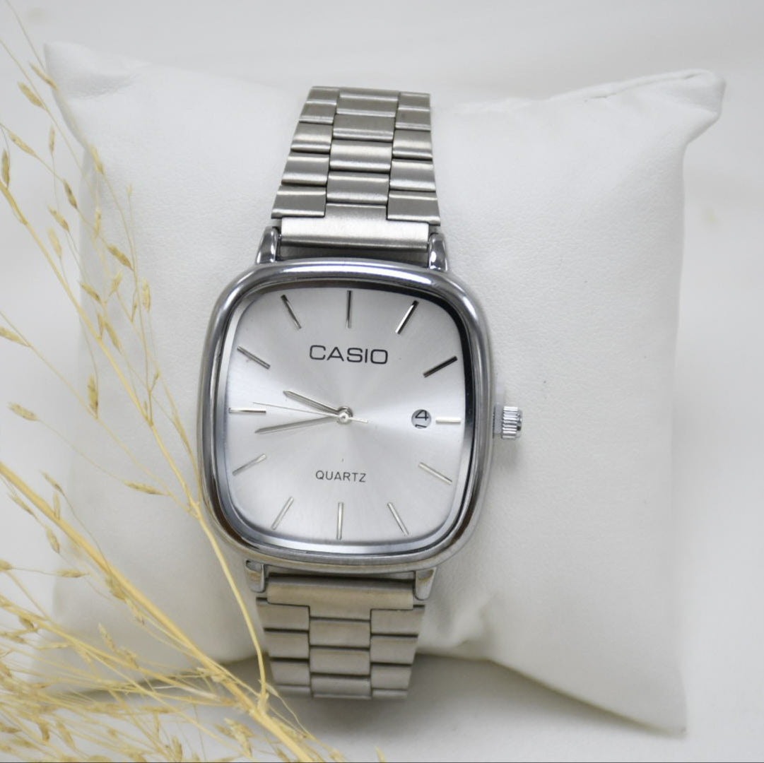RELOJ DE VARON SILVER CASSIO II