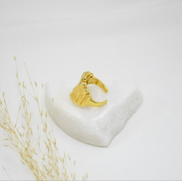 ANILLO GOLD CHUNKY SALMA