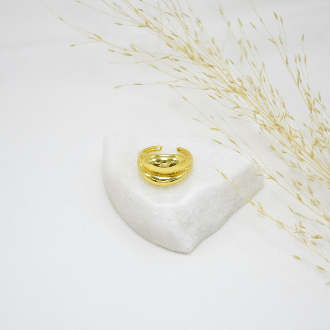 ANILLO GOLD CHUNKY SIENNA
