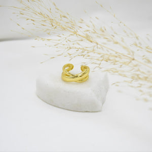 ANILLO GOLD CHUNKY SILVY