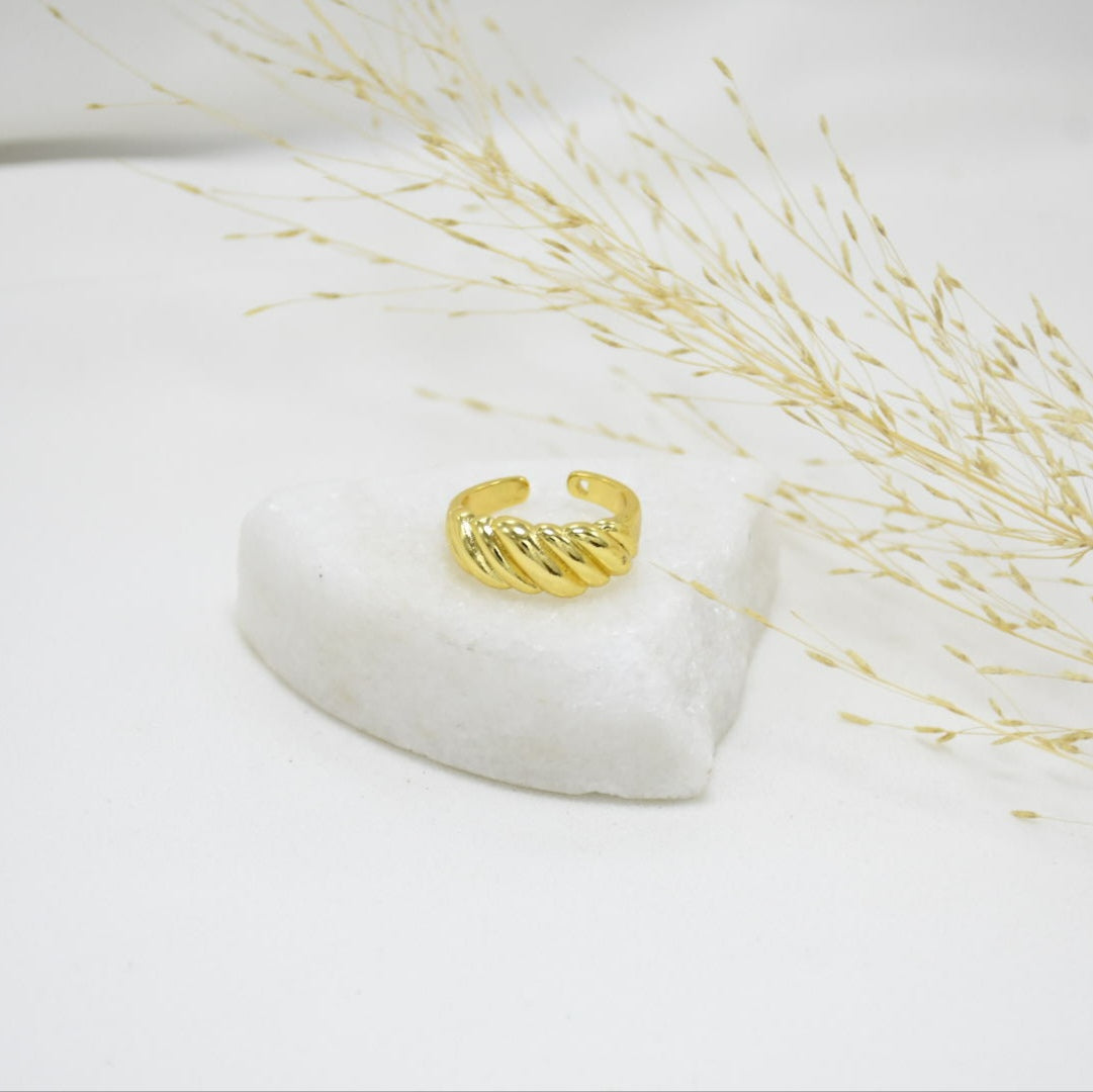 ANILLO GOLD CHUNKY SILVANIA