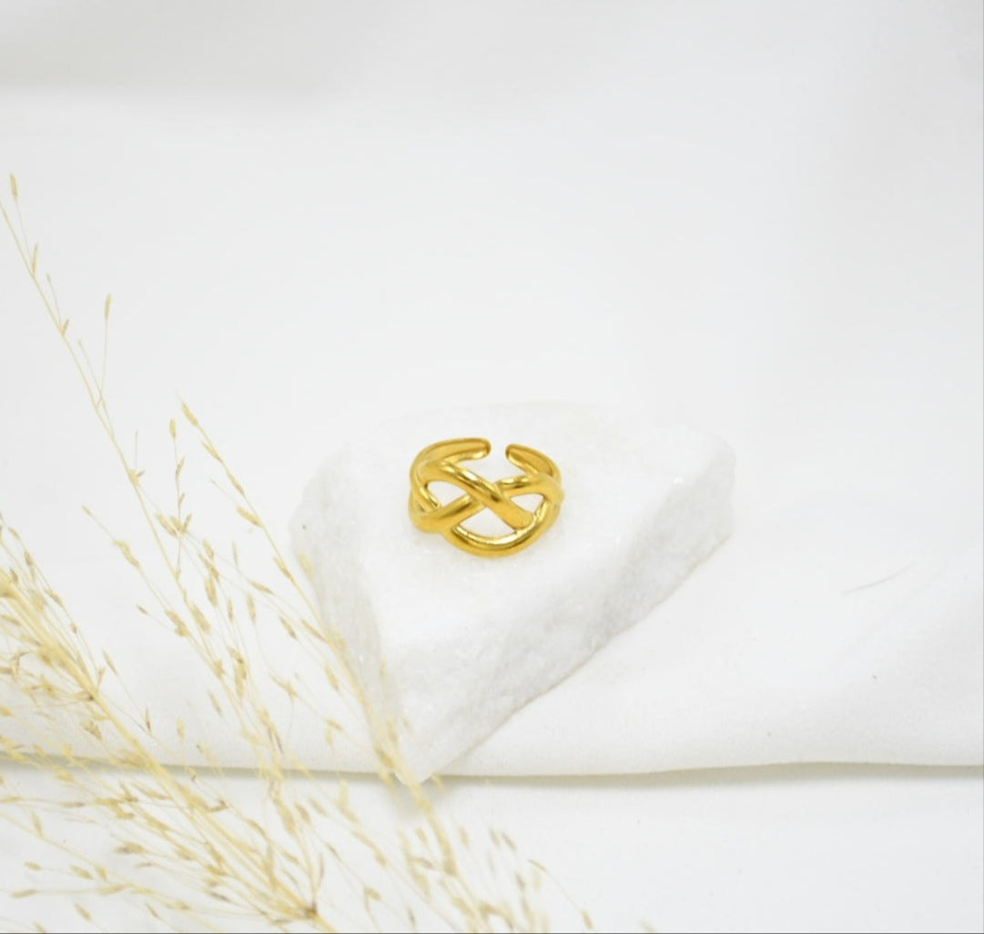 ANILLO GOLD CHUNKY NINETH
