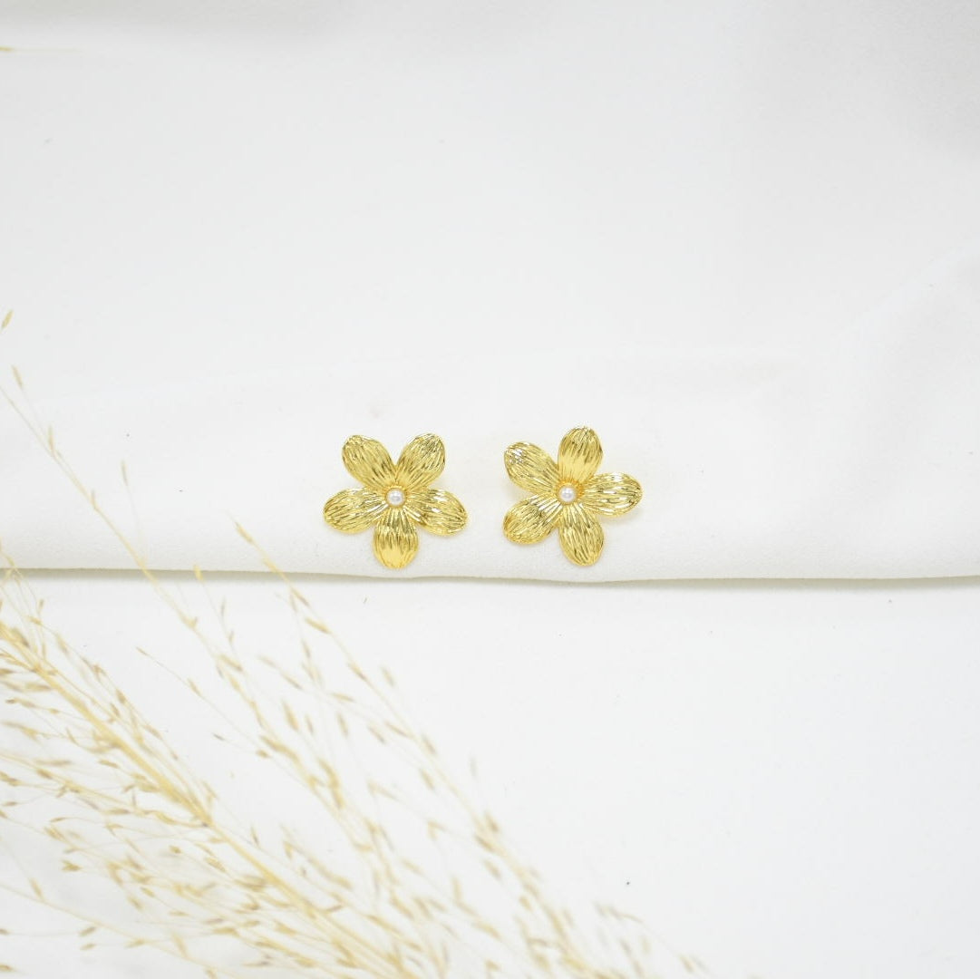 ARETES CHUNKY GOLD NINETTE