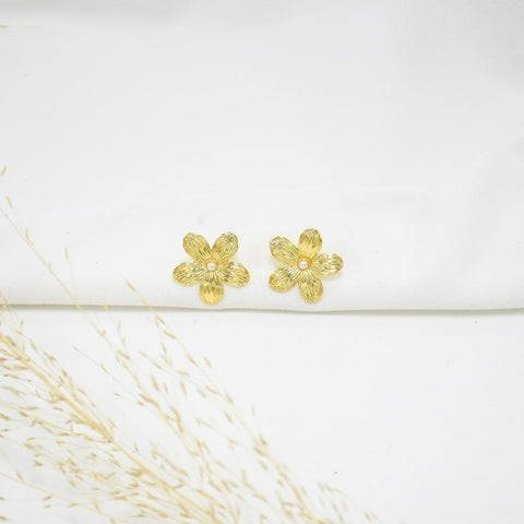 ARETES CHUNKY GOLD NINETTE