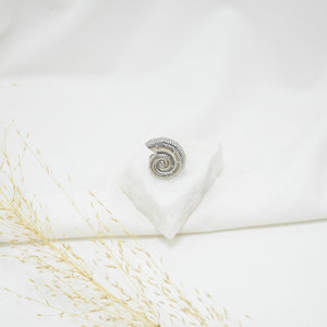 ANILLO SILVER CHUNKY CORAL
